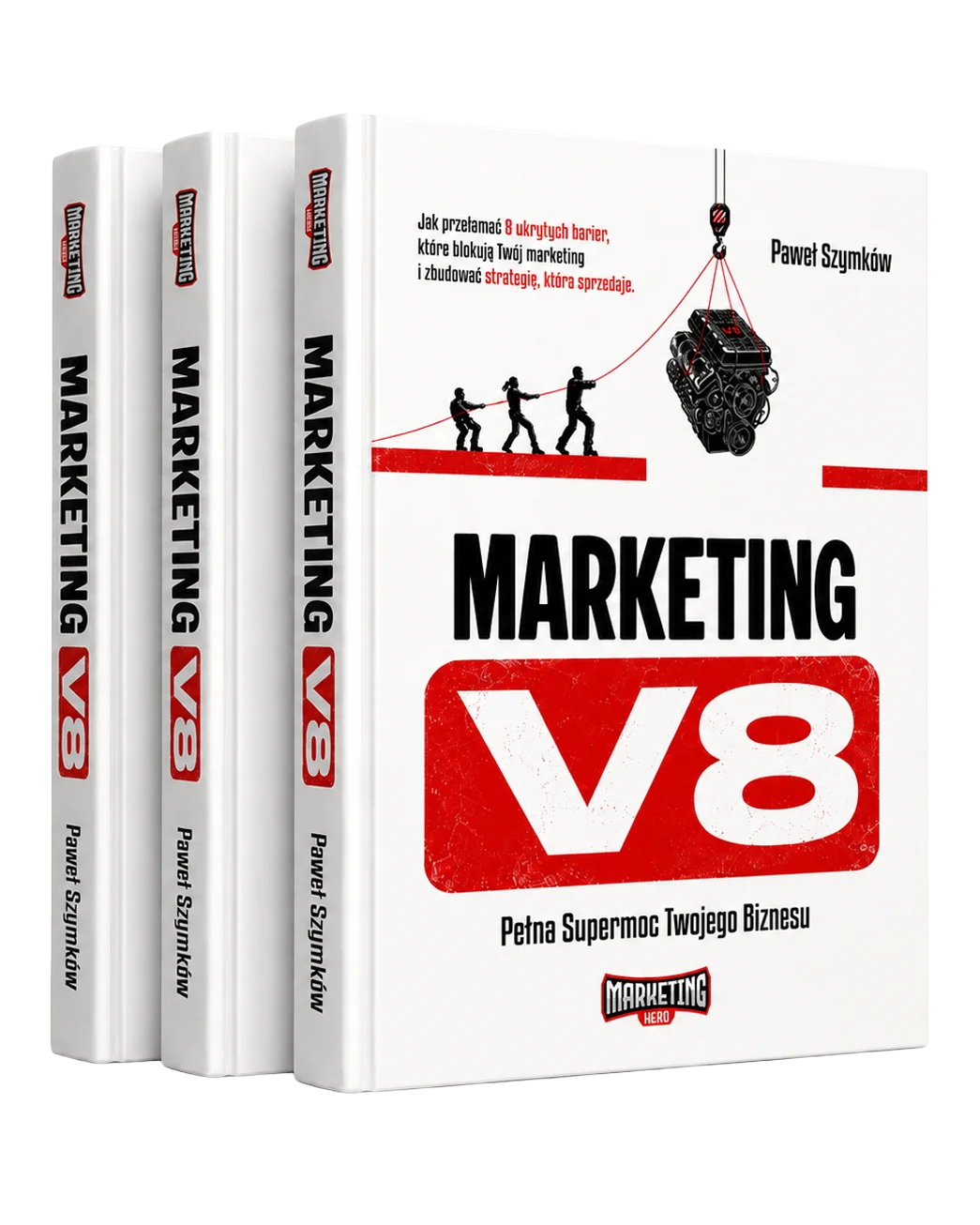 Marketing V8 – trzy egzemplarze